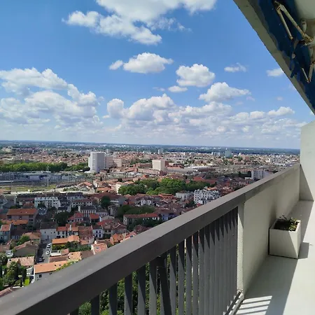 L'echappee Haute - T4 Lumineux Avec Vue Imprenable Et Bureau - Emplacement D'exception Apartment Toulouse